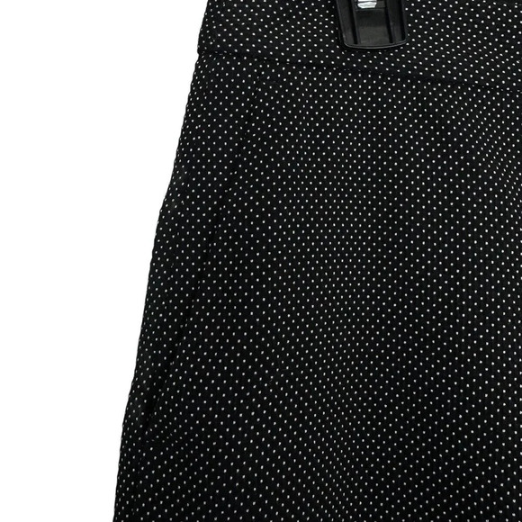 NWT ZARA Micro Polka Dot Dress Pants Trousers Size 4 Black White 30x27.5 Ankle - Picture 3 of 9